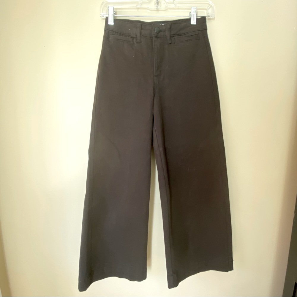 NWOT OAT High rise wide leg cropped pant